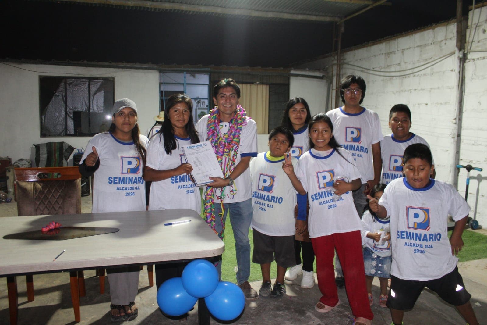 Inauguración de la base política Las Estrellas por el desarrollo del distrito